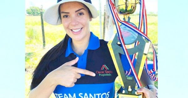 Con panza y todo, Mirna Pereira corrió y hasta ganó una carrera
