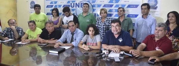 Gremios docentes, administrativos y estudiantes marcharán el miércoles - Locales - ABC Color