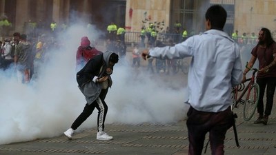 Muere el joven que fue impactado en Bogotá por una granada de gas lacrimógeno de la Policía - ADN Paraguayo