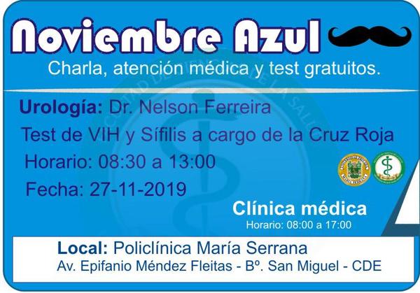 “Noviembre azul”: Universidad ofrece charlas, atención urológica y test gratuitos - ADN Paraguayo