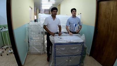 JORNADA HISTÓRICA: LLEGARON LOS EQUIPOS PARA EL PEDIÁTRICO DE CNEL. BOGADO