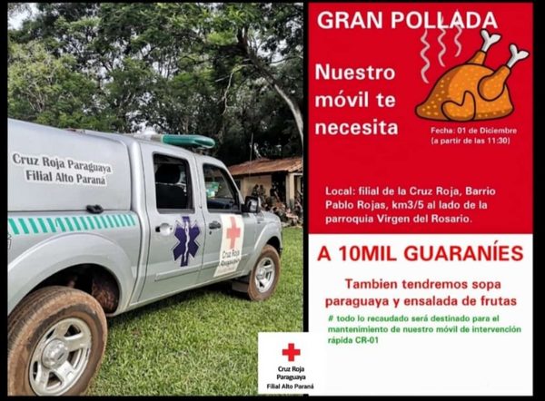 Cruz Roja Paraguaya prepara una “Gran Pollada”
