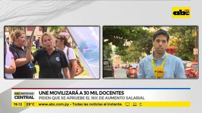 UNE movilizará a 30.000 docentes - ABC Noticias - ABC Color