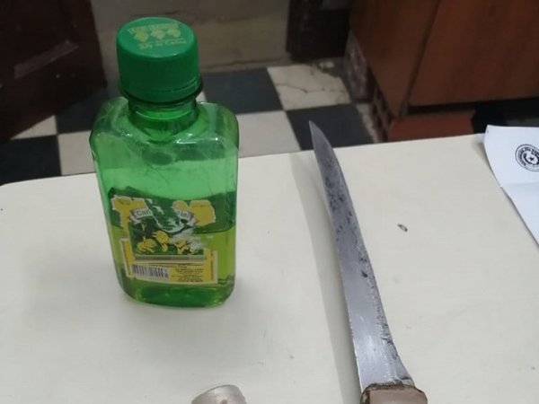 Delincuente hiere a una joven y a un policía del grupo Lince