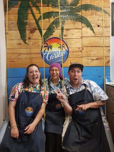 Trajeron un pedazo del Caribe hasta Asunción