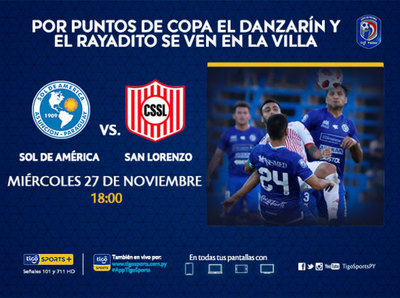 Sol de América y San Lorenzo buscan boleto para la Sudamericana