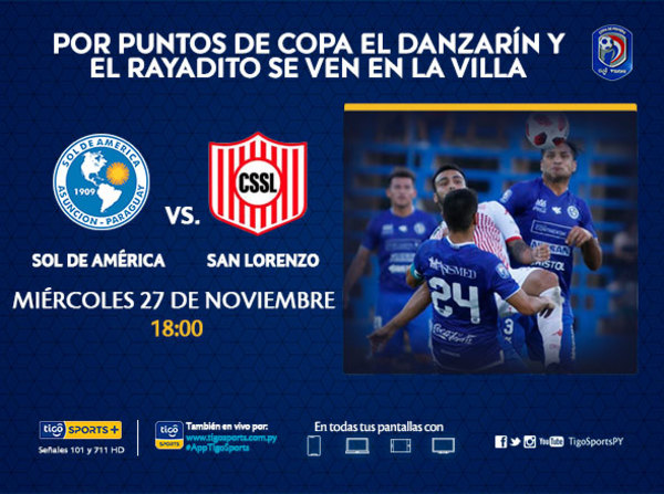 Sol de América y San Lorenzo buscan boleto para la Sudamericana