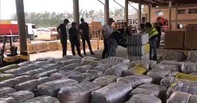 Tres contenedores son incautados en operativo anticontrabando en Villeta