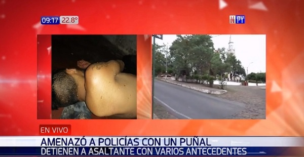 Capturan a sospechoso de asalto que hirió a agente Lince