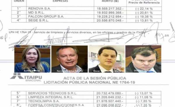 Licitaciones de Itaipu con fuertes influencias políticas