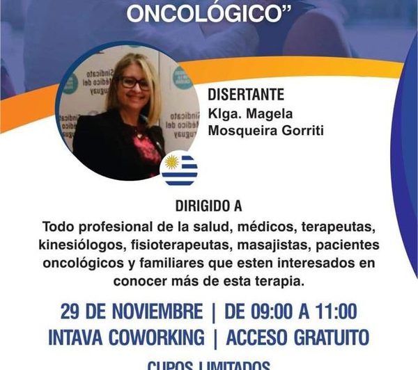 Alistan conferencia gratuita sobre “Terapia en masaje oncológico”