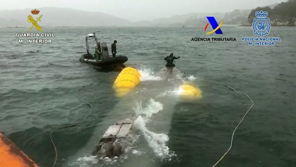 Narcosubmarino interceptado en España llevaba 100 millones de euros en cocaína