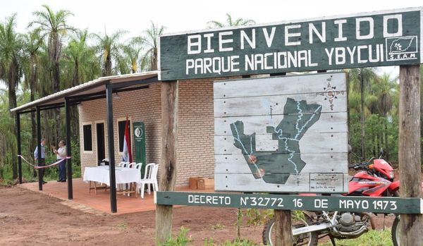 Parque Nacional Ybycuí cuenta con nuevo puesto de control