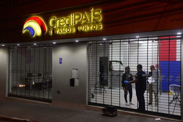 Asaltan un local del créditos en el microcentro de Asunción - Nacionales - ABC Color