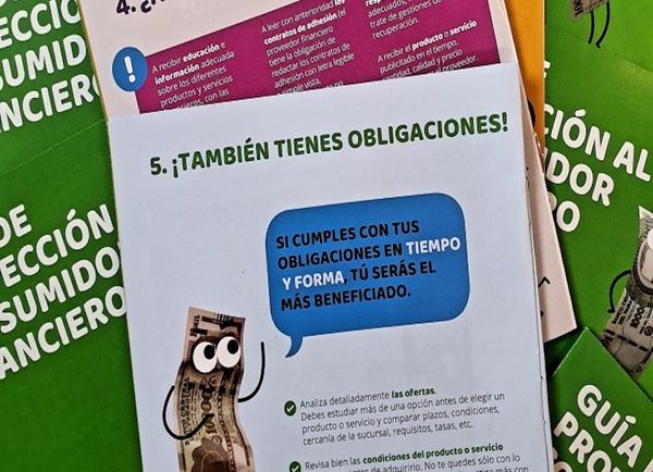Lanzan guía de protección al consumidor financiero