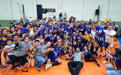 Luque Vóley, flamante campeón del torneo Clausura •