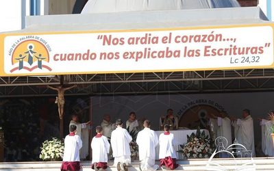 Piden cuidar la naturaleza en primer día de novena a Caacupé