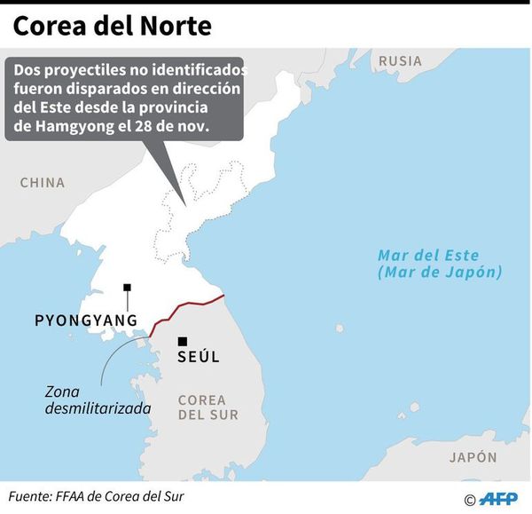 Corea del Norte dispara “proyectil no identificado”   - Mundo - ABC Color
