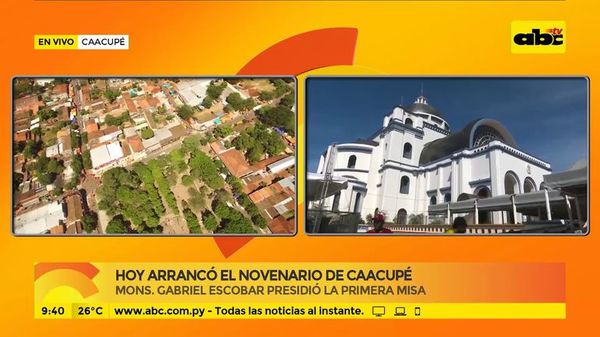 Hoy arrancó el novenario de Caacupé - ABC Noticias - ABC Color