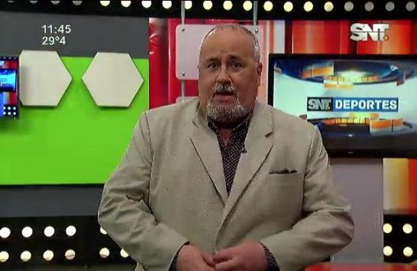 Monólogo de Javier Sosa Briganti en el SNT Deportes - SNT