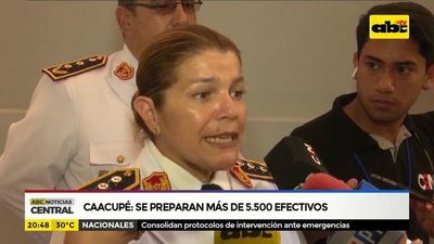 Caacupé: Operativo de seguridad - ABC Noticias - ABC Color
