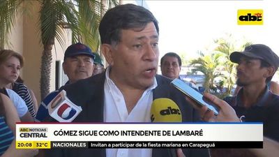 Armando Gómez sigue como intendente de Lambaré - ABC Noticias - ABC Color