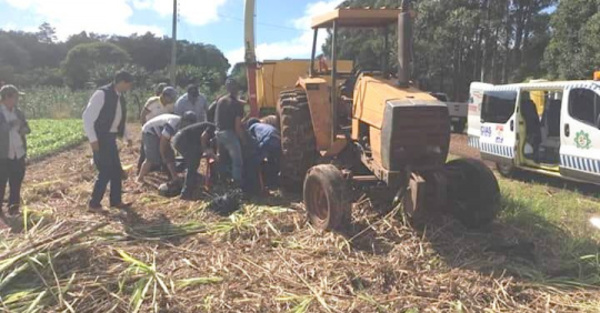 Trabajador fue triturado por forrajera ha omano