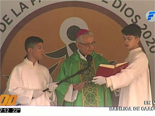 Monseñor pide una sociedad con menos violencia y corrupción