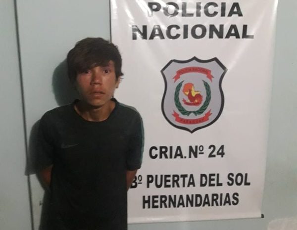 Detienen a presunto ladrón domiciliario en Hernandarias