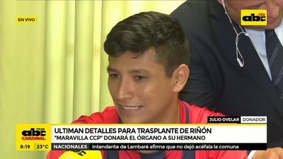 Ultiman detalles para trasplante de riñón - ABC Noticias - ABC Color