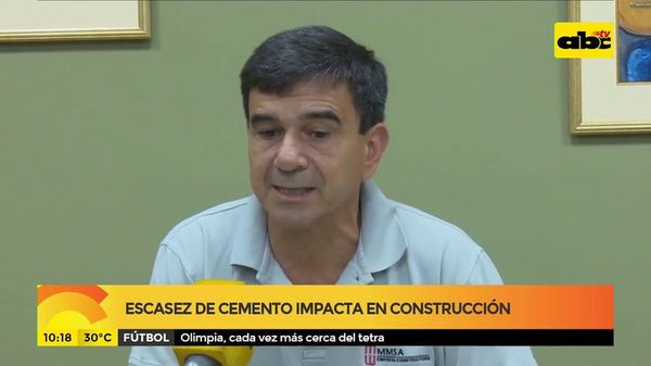 Escasez de cemento impacta en construcción - ABC Noticias - ABC Color