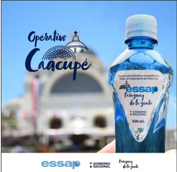 Essap repartirá botellas de agua a peregrinos | Noticias Paraguay