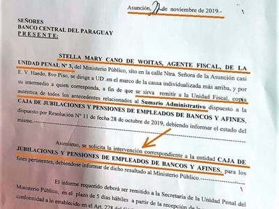 Fiscal solicita al BCP que intervenga la Caja de Jubilados Bancarios