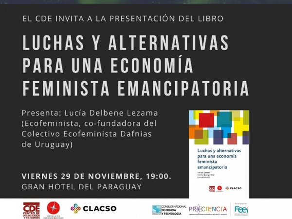 Presentan libro sobre economía desde perspectiva feminista