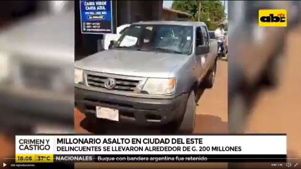 Asaltantes se llevan unos G. 200 millones de universidad en Ciudad del Este - Nacionales - ABC Color