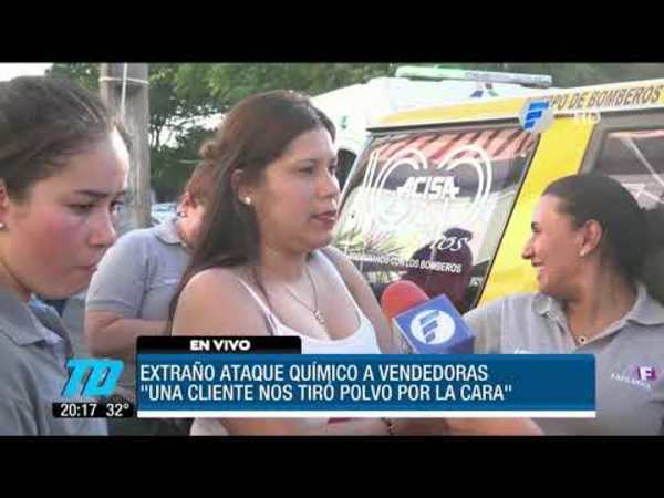 Clienta arrojó “gas pimienta” a vendedoras