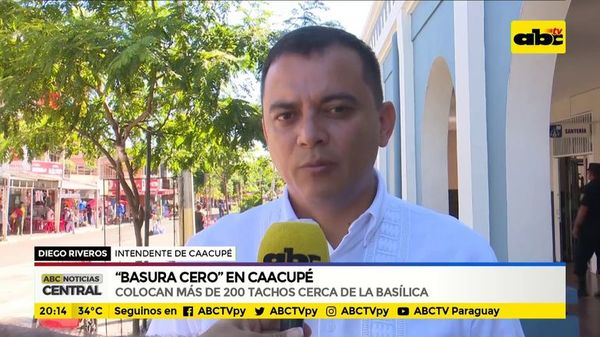 Campaña basura cero en Caacupé - ABC Noticias - ABC Color