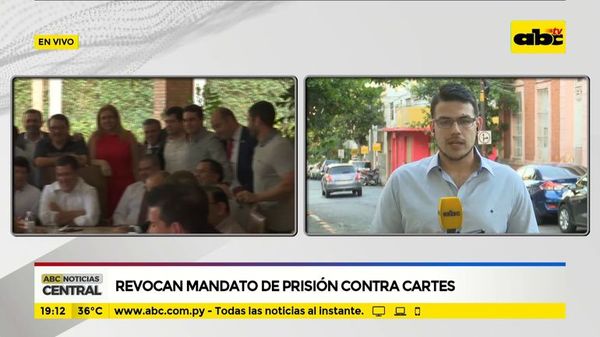 Revocan mandato de prisión contra Cartes - ABC Noticias - ABC Color