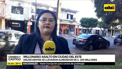 Millonario asalto e Ciudad del Este - Crimen y castigo - ABC Color