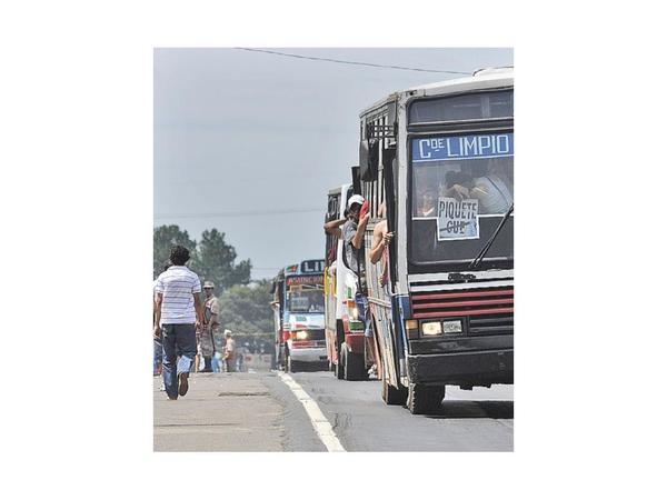 Los que no deben pagar pasaje