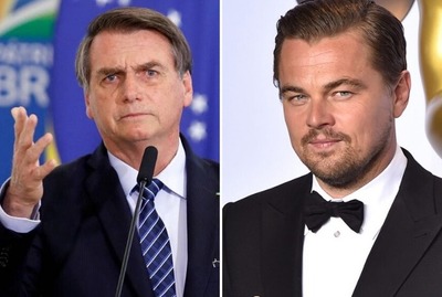 Bolsonaro acusa a Leonardo DiCaprio de financiar incendios en el Amazonas