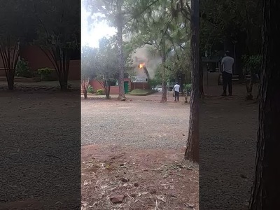 INCENDIO EN POLICLINICO MATERNO INFANTIL DE HOHENAU