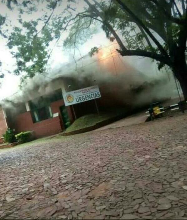Incendio en el Hospital 'Aldea Infantil SOS de Hohenau' » Ñanduti