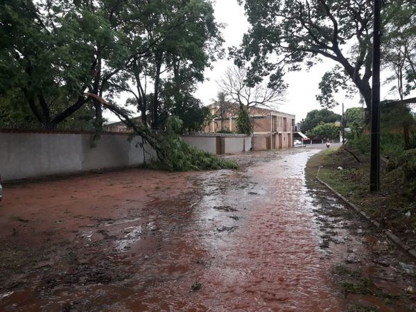 Caacupé a oscuras tras temporal - Nacionales - ABC Color
