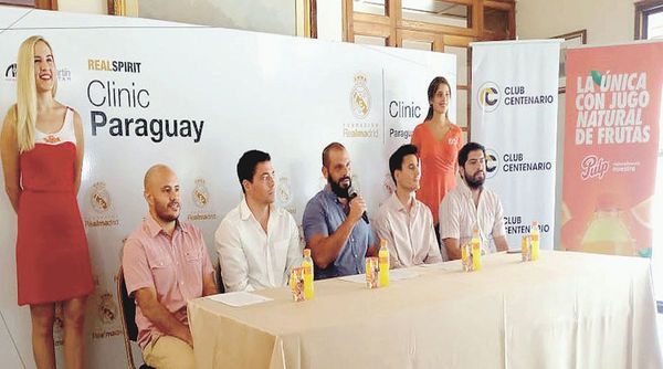 Real Madrid hará clínicas en Paraguay