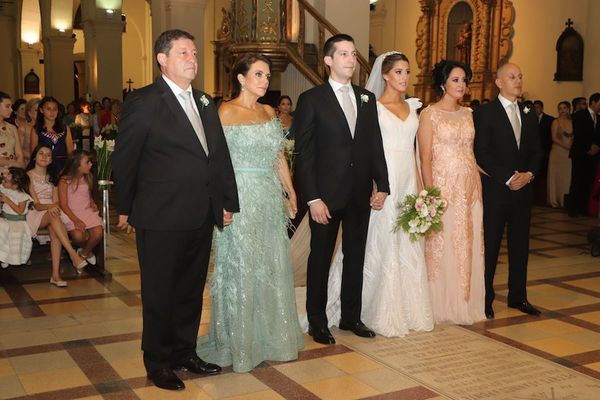 María Paz y Esteban contrajeron nupcias