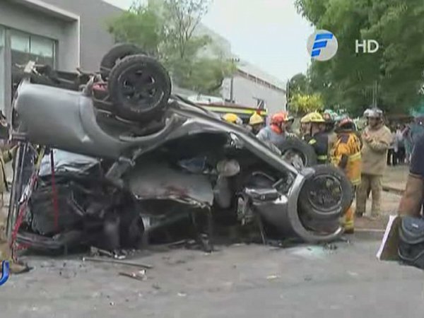 Accidente sobre ruta Transchaco deja al menos tres fallecidos