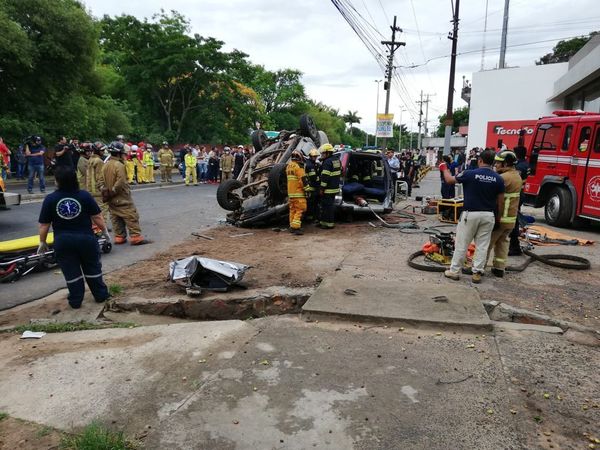 Transchaco fue escenario de accidente que dejó cuatro víctimas fatales - ADN Paraguayo