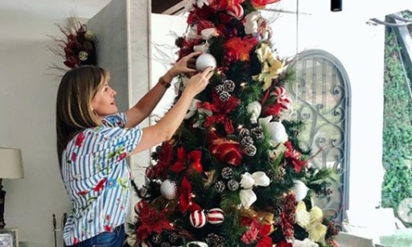 Jazmín Pazos sigue la tradición de navidad de su madre