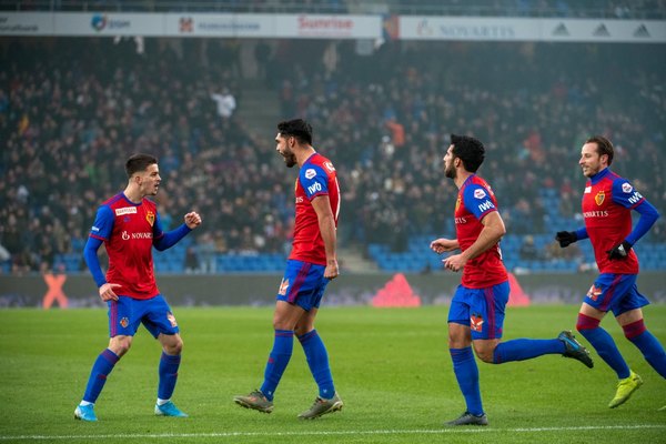 Alderete anotó un lindo gol en el triunfo del Basel